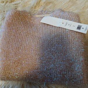 Tory Burch Glittering Cream Sweater